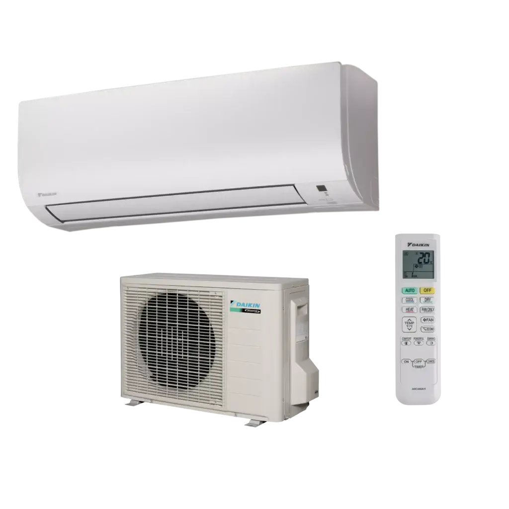 Daikin Comfora binnen en buiten unit