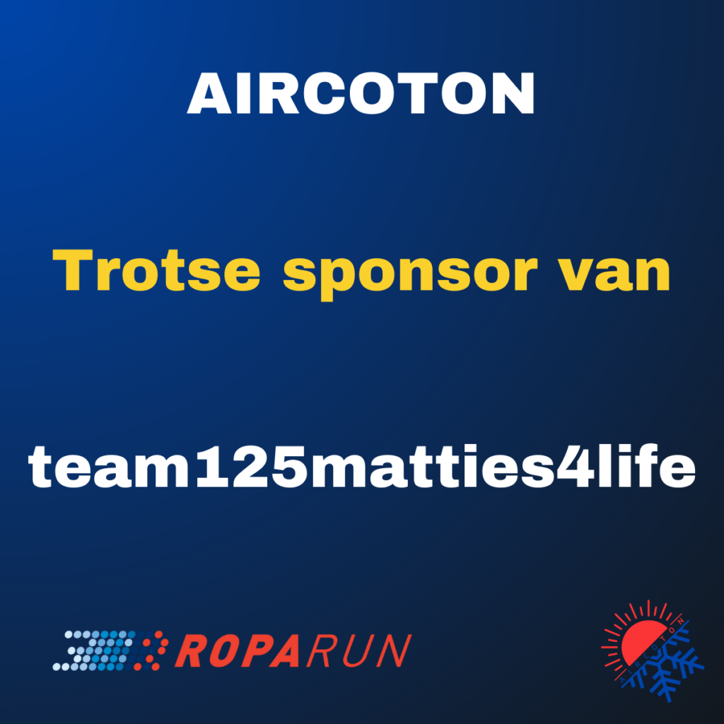 AIRCOTON sponsor van roparun team